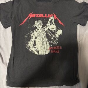 Metallica Kids Black Graphic Tee
